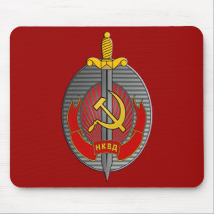 Tapis De Souris Mousepad d'emblème de NKVD