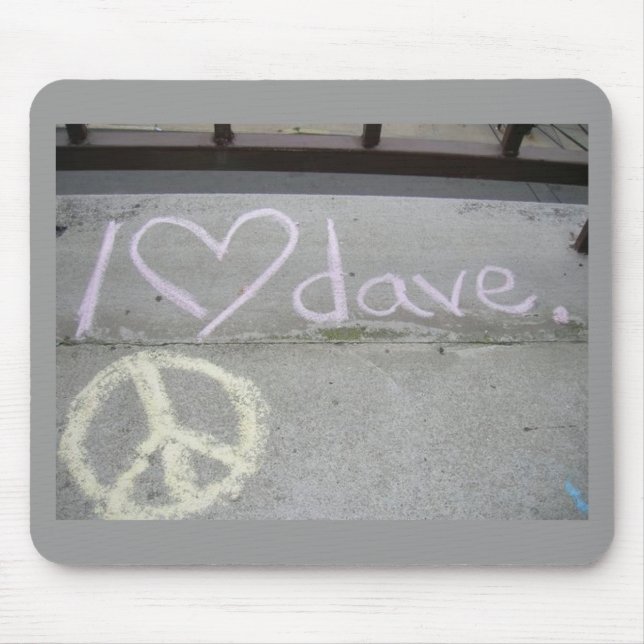 Tapis De Souris mousepad d'iheartdave (Devant)