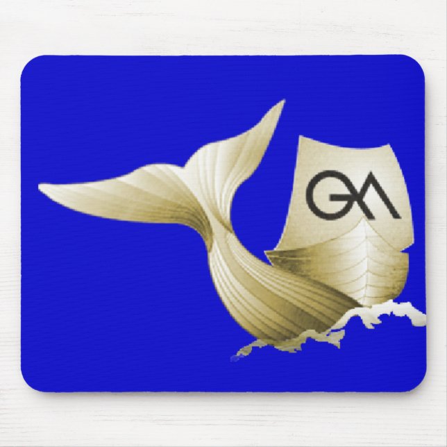 Tapis De Souris Mousepad d'or de GAM (Devant)