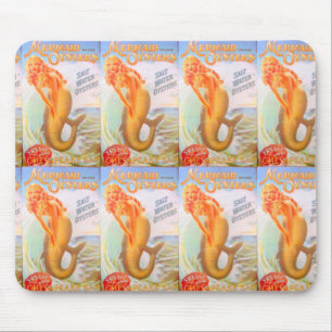 Tapis De Souris mousepad d'or de sirènes