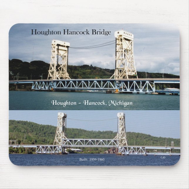 Tapis De Souris Mousepad du pont Houghton Hancock (Devant)