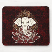 Mousepad, éléphant blanc