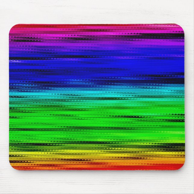 Tapis De Souris Mousepad en verre arc-en-ciel (Devant)