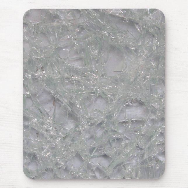 Tapis De Souris Mousepad en verre cassé (Devant)