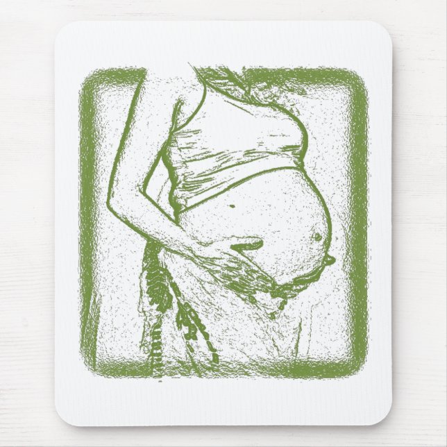 Tapis De Souris Mousepad enceinte (Devant)