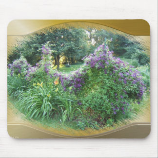 Tapis De Souris Mousepad étampé de ~ de clématite