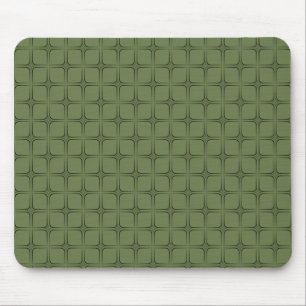 Tapis De Souris Mousepad Fabrique Rétro, Vert Cèdre