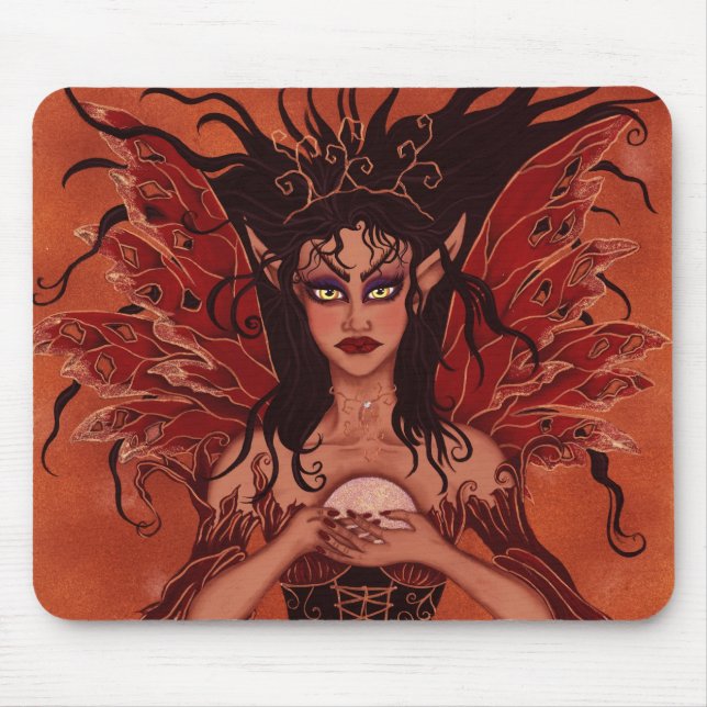 Tapis De Souris Mousepad féerique rouge (Devant)