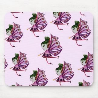 Tapis De Souris Mousepad fées de champignons roses