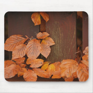 Tapis De Souris Mousepad Feuille rouge