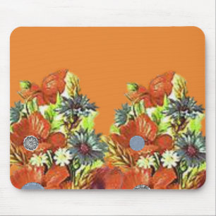 Tapis De Souris Mousepad Floral