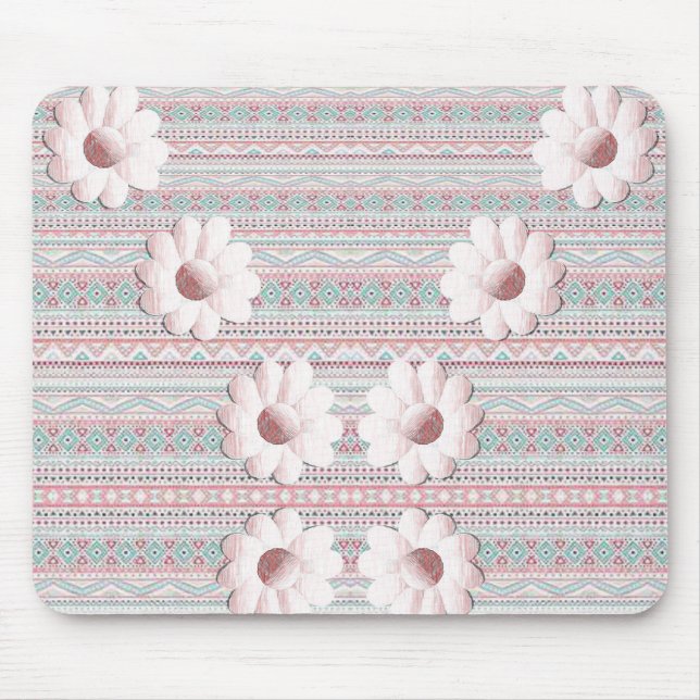 Tapis De Souris Mousepad Floral (Devant)