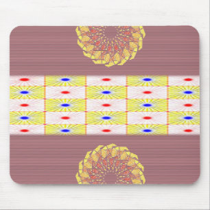 Tapis De Souris Mousepad Floral