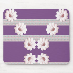 Tapis De Souris Mousepad Floral