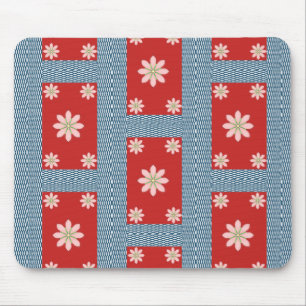 Tapis De Souris Mousepad Floral