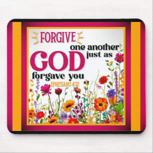 Tapis De Souris Mousepad Floral Inspirationnel