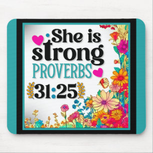 Tapis De Souris Mousepad Floral Inspirationnel