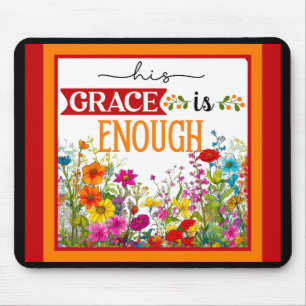 Tapis De Souris Mousepad Floral Inspirationnel