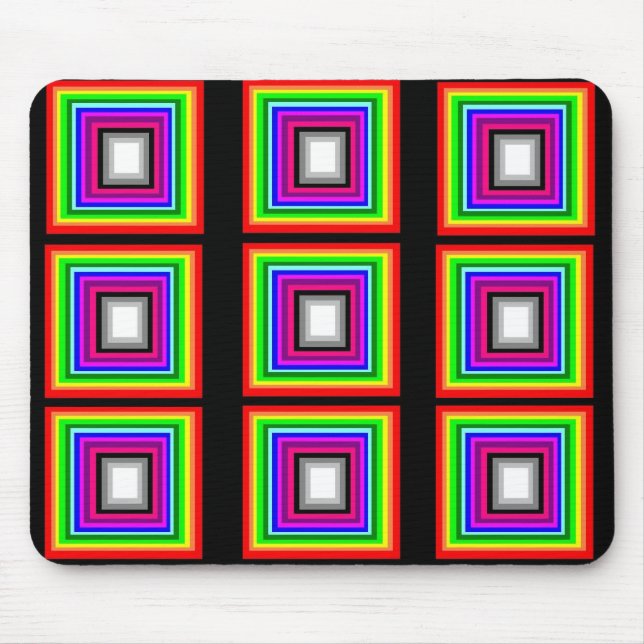 Tapis De Souris mousepad fou de boîtes (Devant)