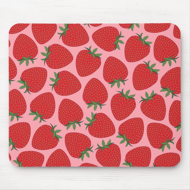 Tapis De Souris Mousepad fraise (Devant)