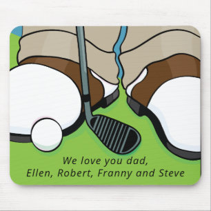 Tapis De Souris Mousepad Golfer sur le vert