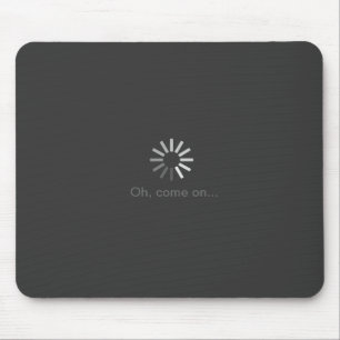 Tapis De Souris mousepad gris de symbole de chargement