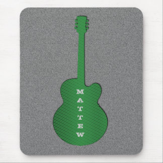 Tapis De Souris Mousepad guitare rayée, vert