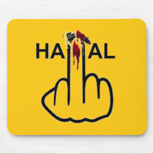 Tapis De Souris Mousepad Halal Flip