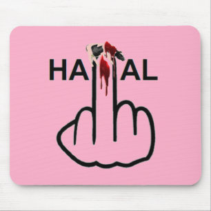 Tapis De Souris Mousepad Halal Flip