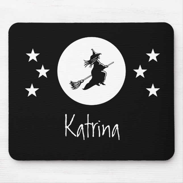 Tapis De Souris Mousepad Halloween, Noir (Devant)