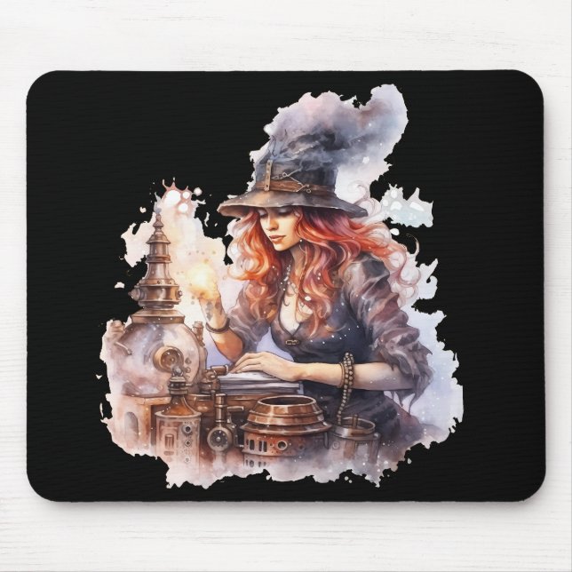 Tapis De Souris Mousepad Halloween Steampunk (Devant)