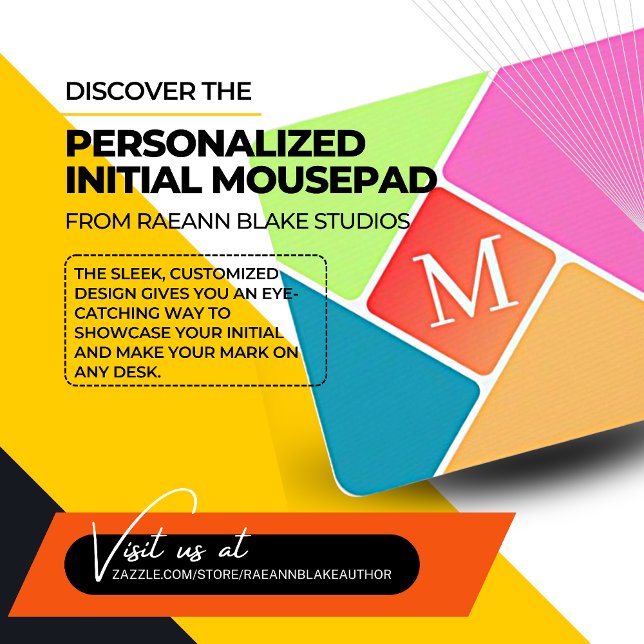 Tapis De Souris Mousepad initial personnalisé (Créateur téléchargé)