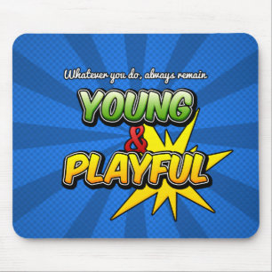 Tapis De Souris Mousepad Inspirationnel Jeune&Joueur
