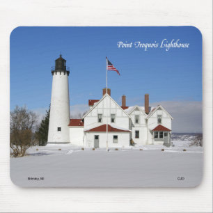 Tapis De Souris Mousepad Iroquois d'hiver de phare de point