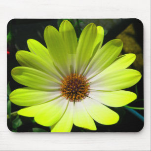 Tapis De Souris Mousepad jaune Fluorescent