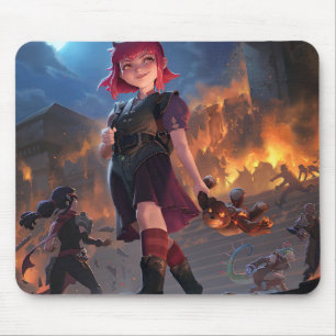 Tapis De Souris Mousepad Jeu Enfant Foncé   Personnalisable 