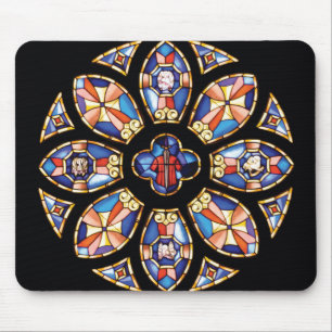 Tapis De Souris Mousepad "la fenêtre rose "