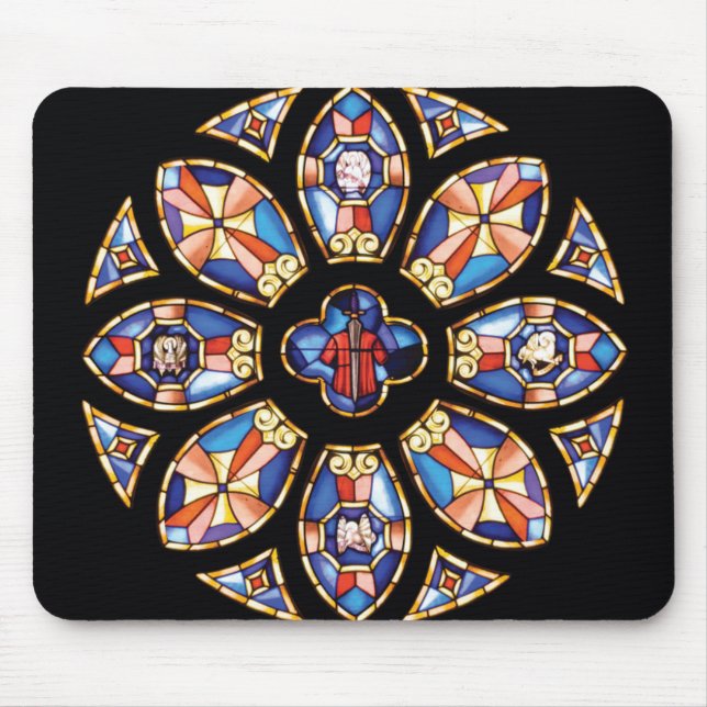 Tapis De Souris Mousepad "la fenêtre rose " (Devant)