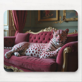 Tapis De Souris Mousepad léopard rose