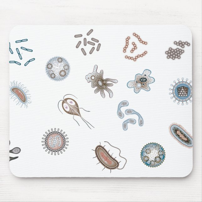 Tapis De Souris MousePad - microbiologie - Biomédecine (Devant)