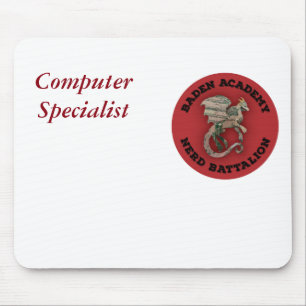 Tapis De Souris Mousepad nerd de "informaticien" de bataillon