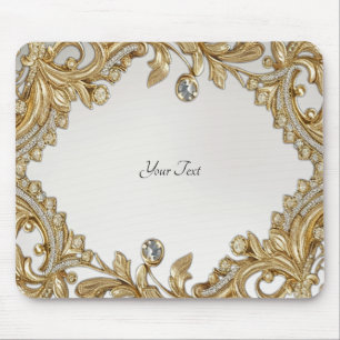 Tapis De Souris Mousepad or décoratif