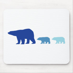 Tapis De Souris Mousepad "Ours Polaire"