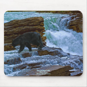 Tapis De Souris Mousepad, partisan de la faune de l'ours noir