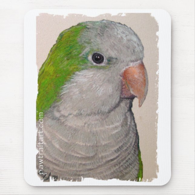 Tapis De Souris Mousepad - perroquet de quaker (Devant)