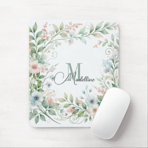 Tapis De Souris Mousepad personnalisé aux fleurs sauvages   Initia