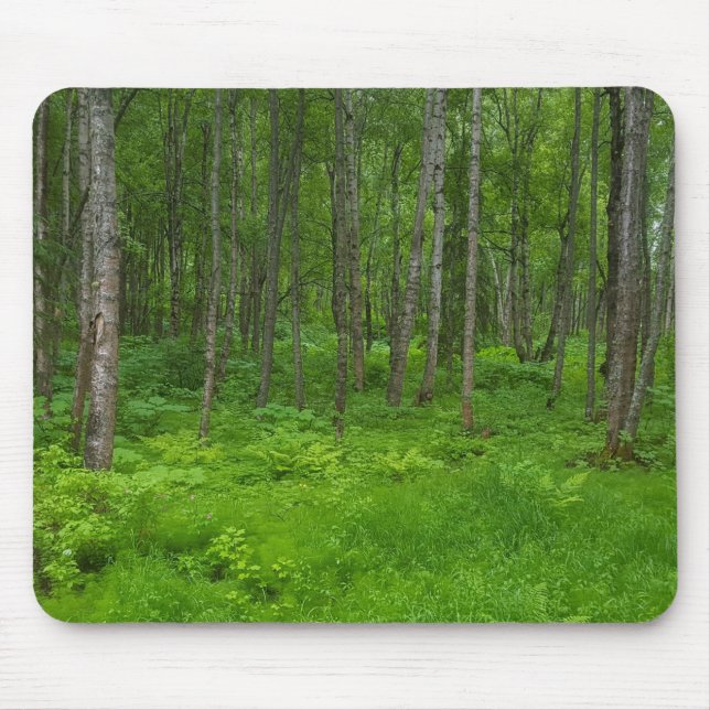 Tapis De Souris Mousepad pittoresque vert boisé (Devant)