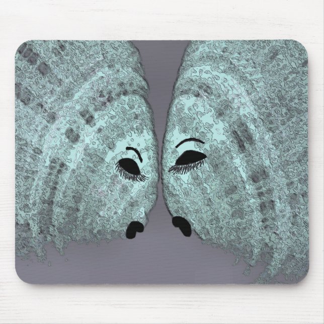 Tapis De Souris Mousepad, poisson numérique (Devant)