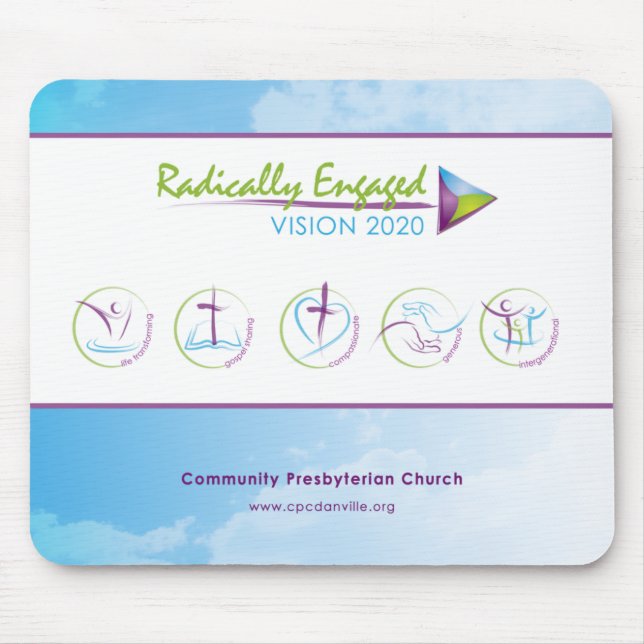 Tapis De Souris Mousepad radicalement engagé (Devant)