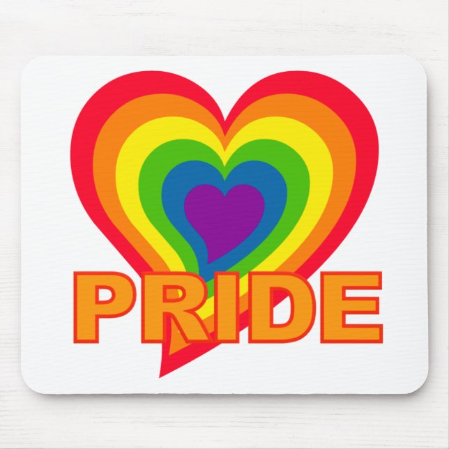 Tapis De Souris Mousepad Rainbow Pride (Devant)